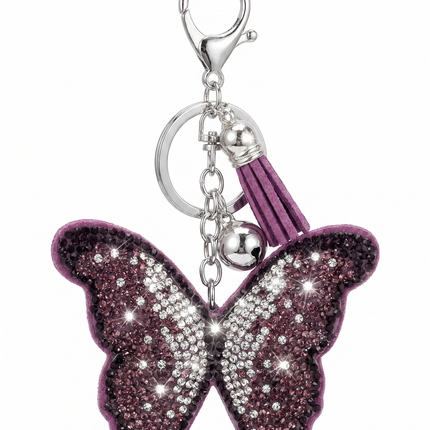 SUPERVALUECHOICE HCSESA00047 Bling Butterfly Brooch Pin & Keyring