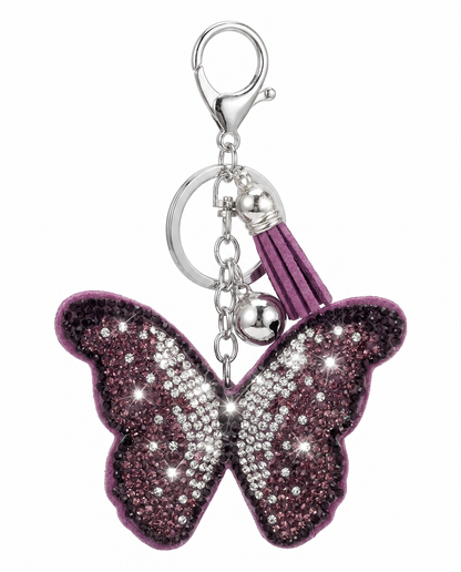 SUPERVALUECHOICE HCSESA00047 Bling Butterfly Brooch Pin & Keyring