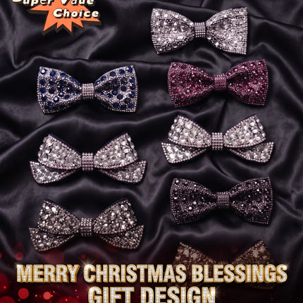 SUPERVALUECHOICE CHRISTMAS HCSEYD00051 Rhinestone Bow,DIY Accessories