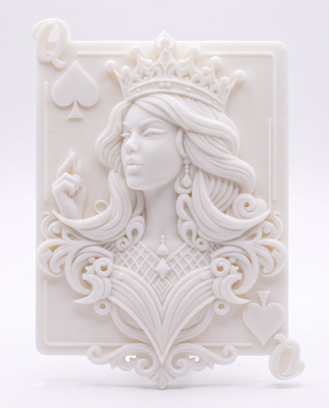 SUPERVALUECHOICE HCSEUA00169 Z-DIY Paintable 3D Resin Face Figurine | Blank Unpainted Craft for Custom Coloring & Decor