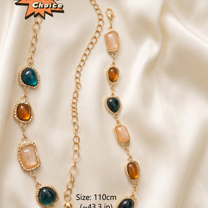 SUPERVALUECHOICE  CHRISTMAS HCSESD00003 Retro gemstone metal Chain