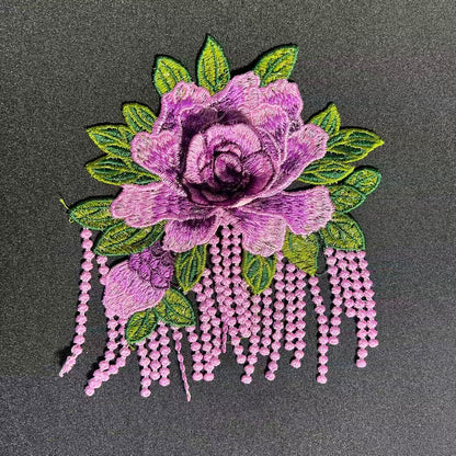 SUPERVALUECHOICE HCSEYB00070 Floral Embroidered Fabric Patches