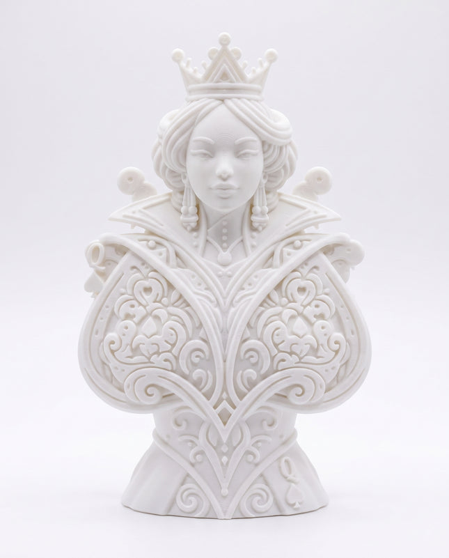 SUPERVALUECHOICE HCSEUA00157 Z-DIY Paintable 3D Resin Face Figurine | Blank Unpainted Craft for Custom Coloring & Decor