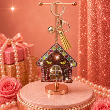 SUPERVALUECHOICE HCSESA00043 Crystal Christmas Series Keychain & Brooch