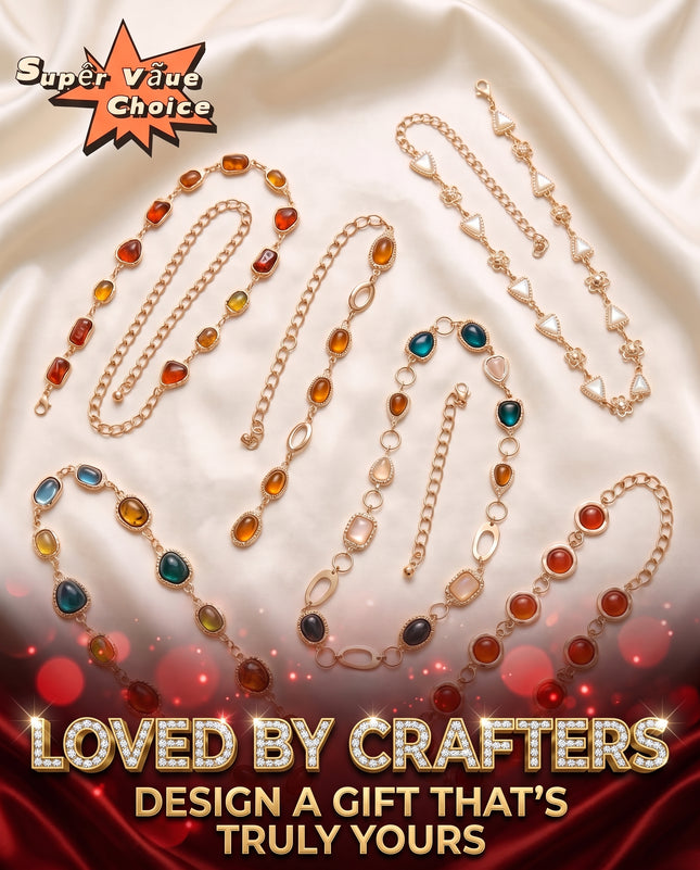 SUPERVALUECHOICE  CHRISTMAS HCSESD00003 Retro gemstone metal Chain