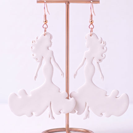 SUPERVALUECHOICE HCSEUB00020 DIY Paint Your Own Resin Earring Kit, 1 Pair with Gold Hooks