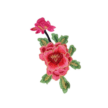 SUPERVALUECHOICE HCSEYB00088 Floral Embroidered Fabric Patches 4.33'' X 7.87''