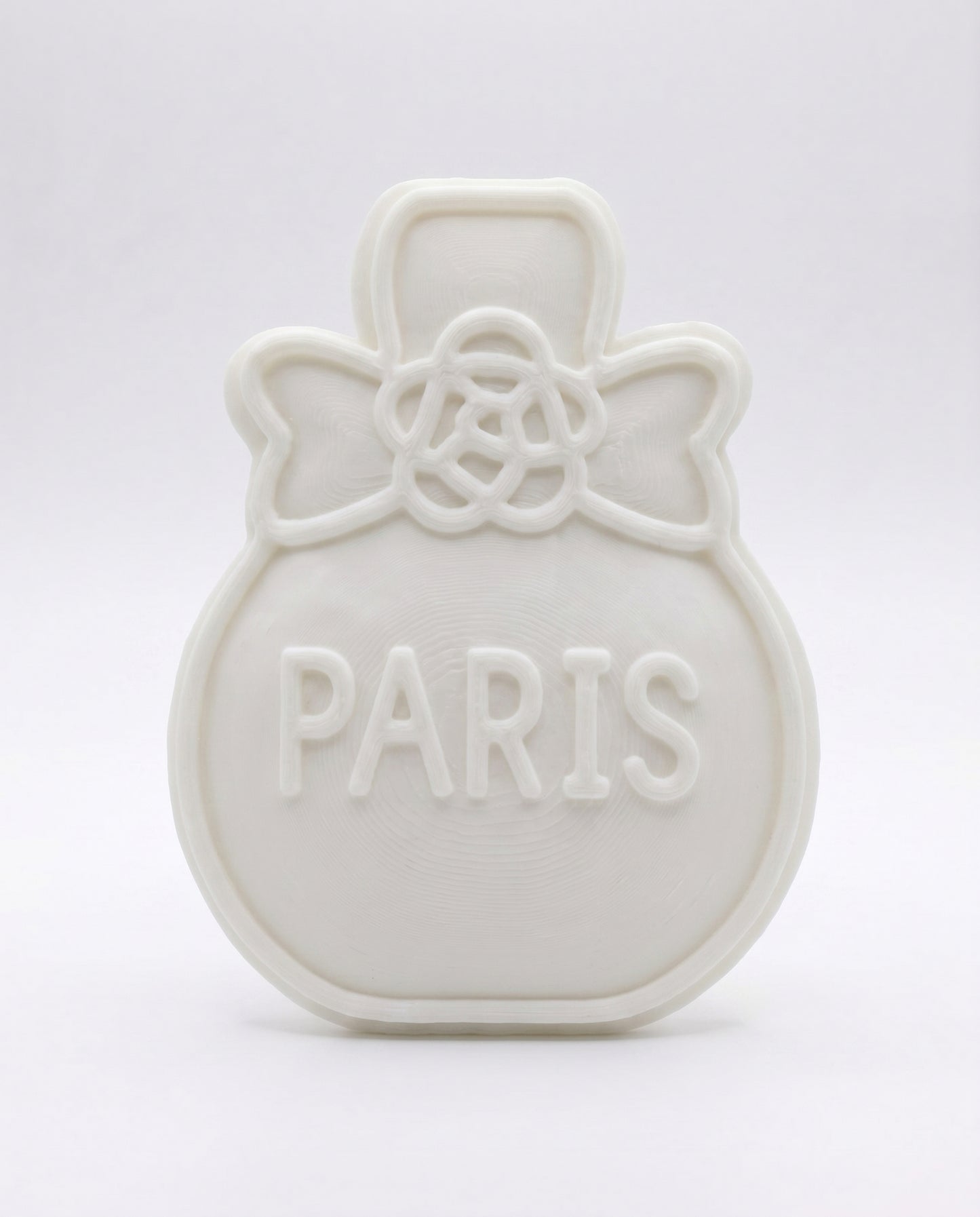 SUPERVALUECHOICE HCSEUA00029 Z-Blank Paintable Paris Perfume Bottle Resin Blank, DIY Color Craft Blanks for Brooch & Keychain Making 2" × 2.7" × 0.4"