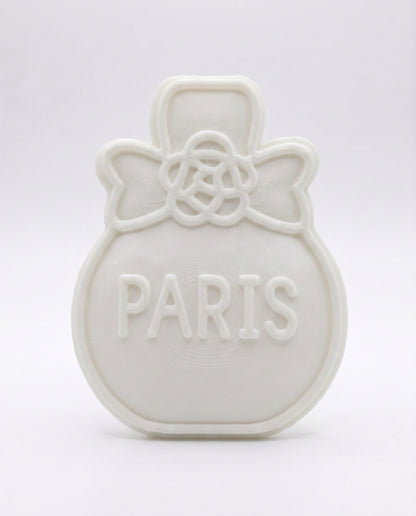SUPERVALUECHOICE HCSEUA00029 Z-Blank Paintable Paris Perfume Bottle Resin Blank, DIY Color Craft Blanks for Brooch & Keychain Making 2" × 2.7" × 0.4"