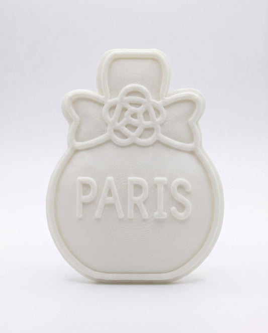 SUPERVALUECHOICE HCSEUA00029 Z-Blank Paintable Paris Perfume Bottle Resin Blank, DIY Color Craft Blanks for Brooch & Keychain Making 2" × 2.7" × 0.4"