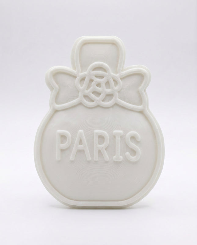 SUPERVALUECHOICE HCSEUA00029 Z-Blank Paintable Paris Perfume Bottle Resin Blank, DIY Color Craft Blanks for Brooch & Keychain Making