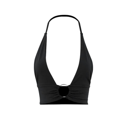 SVCT000104 Summer fashion women's wear: A sexy little vest for women, paired with a sweet and cool solid-colored tight-fitting top