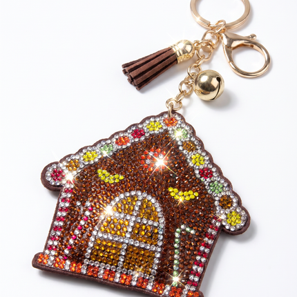 SUPERVALUECHOICE HCSESA00043 Crystal Christmas Series Keychain & Brooch