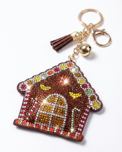 SUPERVALUECHOICE HCSESA00043 Crystal Christmas Series Keychain & Brooch