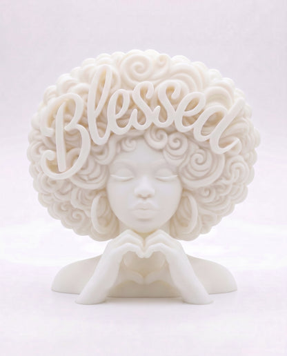 SUPERVALUECHOICE HCSEUA00083  Z-Paintable DIY Craft Unpainted Female Heart Hands 3D Resin Model Decor