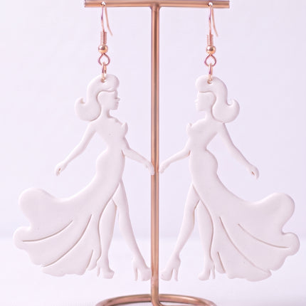 SUPERVALUECHOICE HCSEUB00011 DIY Paint Your Own Resin Earring Kit, 1 Pair with Gold Hooks