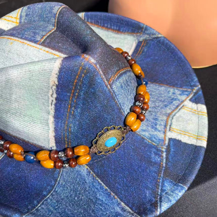 SUPERVALUECHOICE HCSEK00025 Vintage Western Adjustable Cowboy Hats Unisex