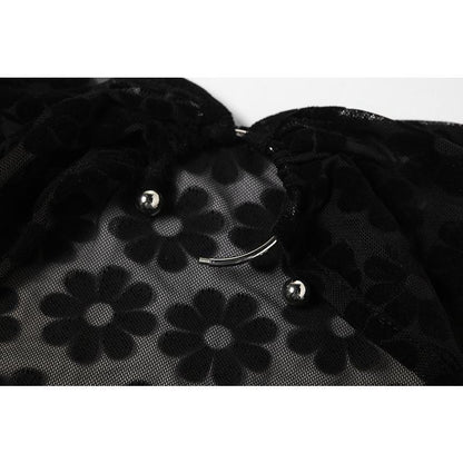 SVCD000041 Fashionable, halter-neck, sexy, cut-out, see-through, figure-hugging dress for women