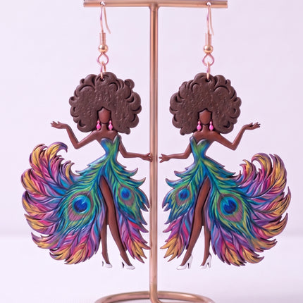 SUPERVALUECHOICE HCSEUB00024 DIY Paint Your Own Resin Earring Kit, 1 Pair with Gold Hooks