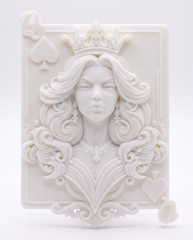 SUPERVALUECHOICE HCSEUA00162 Z-DIY Paintable 3D Resin Face Figurine | Blank Unpainted Craft for Custom Coloring & Decor