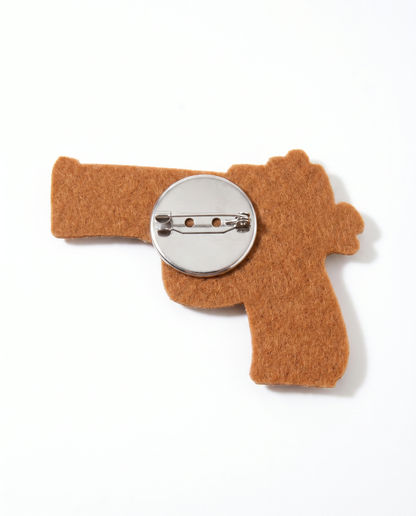SUPERVALUECHOICE HCSESA00042 Rhinestone Gun Keychain & Brooch Sparkly Accessory