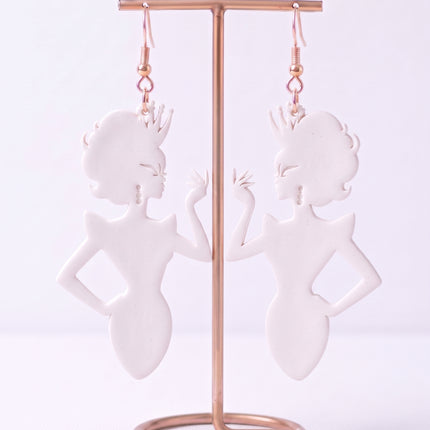 SUPERVALUECHOICE HCSEUB00014 DIY Paint Your Own Resin Earring Kit, 1 Pair with Gold Hooks