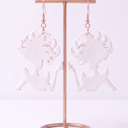 SUPERVALUECHOICE HCSEUB00019 DIY Paint Your Own Resin Earring Kit, 1 Pair with Gold Hooks