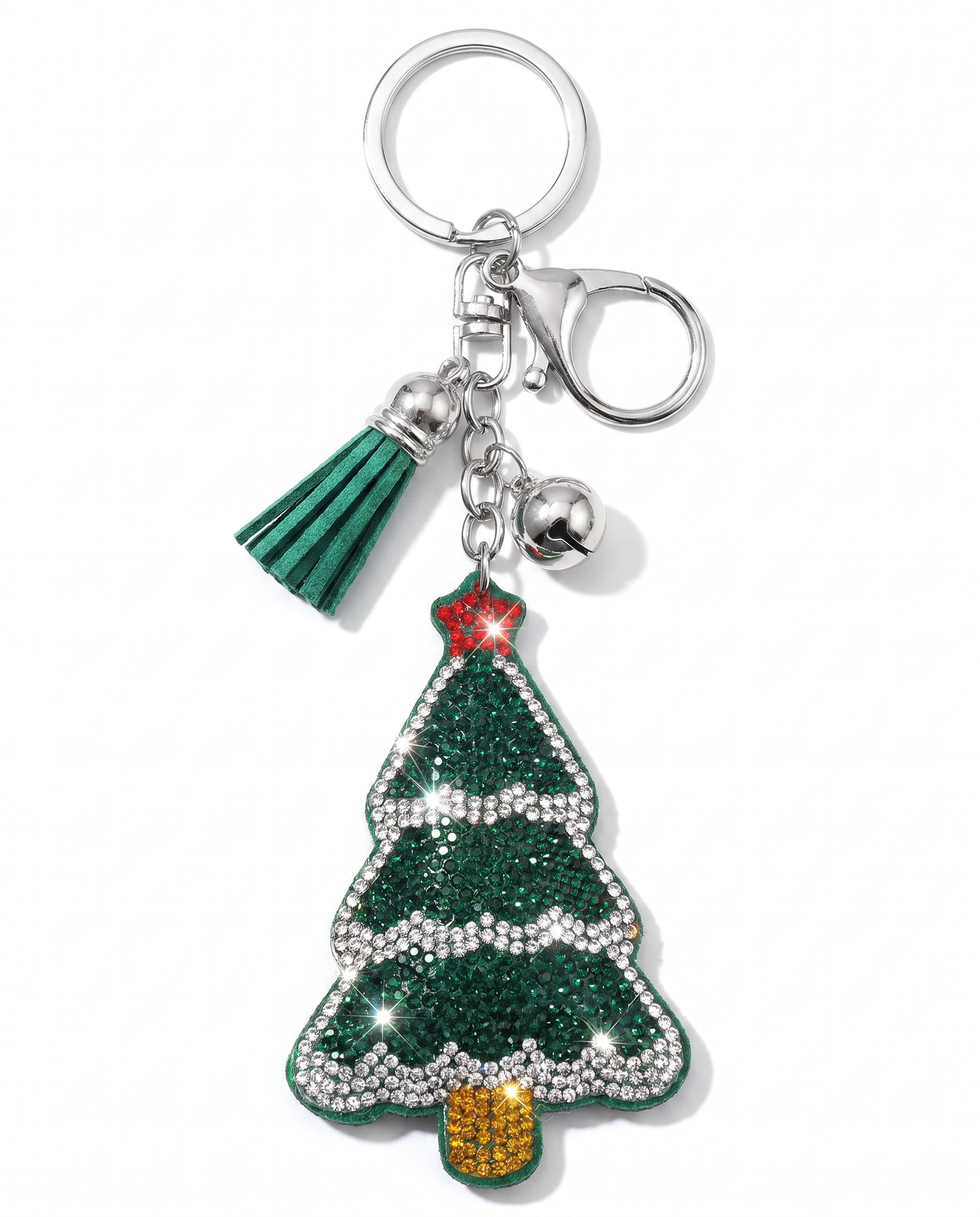 SUPERVALUECHOICE HCSESA00043 Crystal Christmas Series Keychain & Brooch