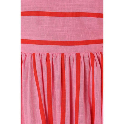 SVCD000122 Summer fashion striped halter top backless dress with a fresh style