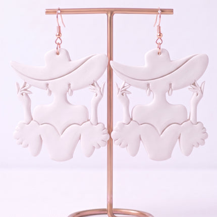 SUPERVALUECHOICE HCSEUB00006 DIY Paint Your Own Resin Earring Kit, 1 Pair with Gold Hooks