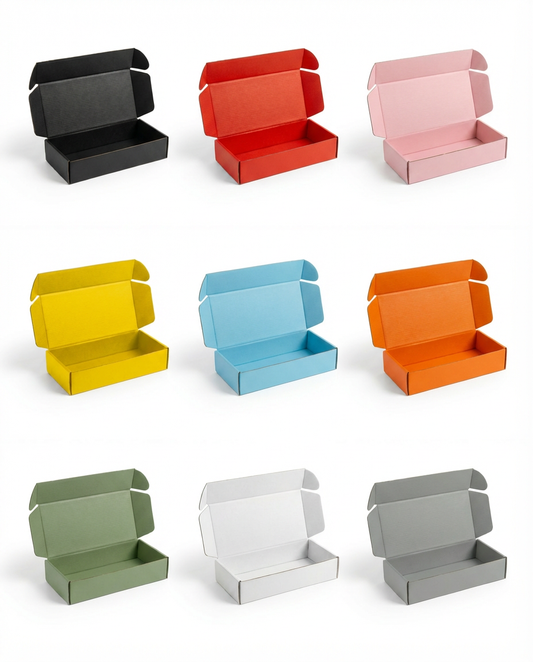 SUPERVALUECHOICE HCSEIA00001 Minimalist Gift Box | Versatile Packaging, Perfect with Raffia Filler