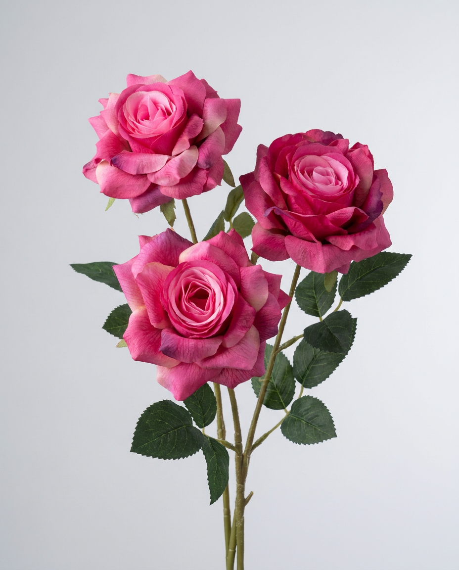 SUPERVALUECHOICE HCSERA00005 Fabric Rose Flower Appliques | DIY Handcraft Patches for Clothes, Hats & Brooch DIY