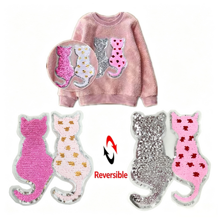 SUPERVALUECHOICE HCSEYC00035 Sequin Embroidered Clothing Patch 7.09''×8.27''