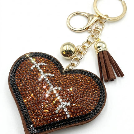 SUPERVALUECHOICE HCSESA00050 Multi-Style Crystal Heart Keychain&Brooch