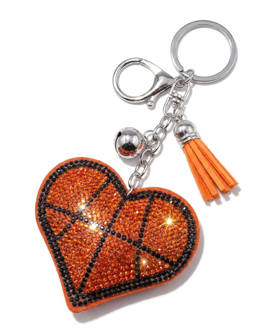 SUPERVALUECHOICE HCSESA00050 Multi-Style Crystal Heart Keychain&Brooch