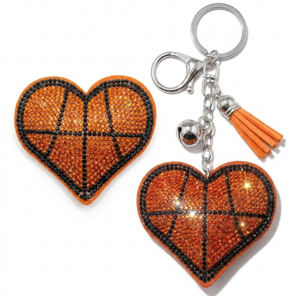 SUPERVALUECHOICE HCSESA00050 Multi-Style Crystal Heart Keychain&Brooch