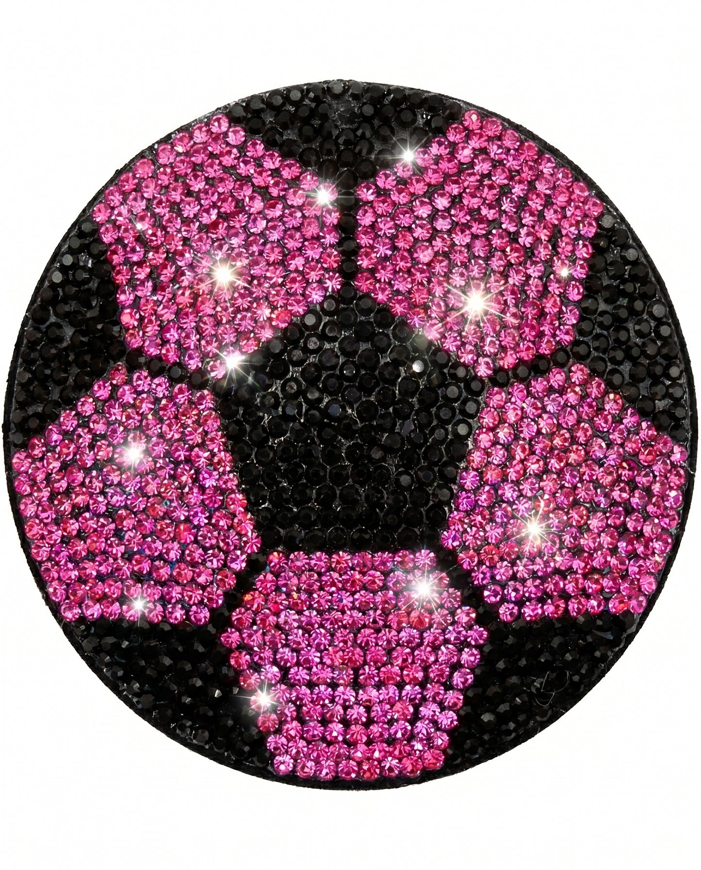 SUPERVALUECHOICE HCSESA00064 Rhinestone Soccer Ball Keychain & Brooch