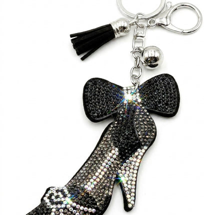SUPERVALUECHOICE HCSESA00077 Fashion High Heel Rhinestone Keychain&Brooch