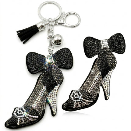 SUPERVALUECHOICE HCSESA00077 Fashion High Heel Rhinestone Keychain&Brooch