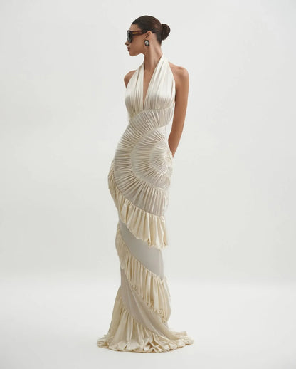 SUPERVALUECHOICE HCSEAB00003 Halter Maxi Dress