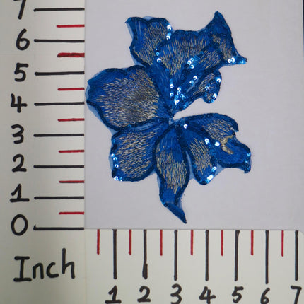 SUPERVALUECHOICE HCSEYC00011 Sequin Flower Embroidered Lace Fabric Patch
