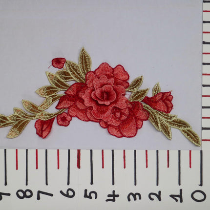 SUPERVALUECHOICE HCSEYB00036 3D Embroidered Flower Fabric Patch