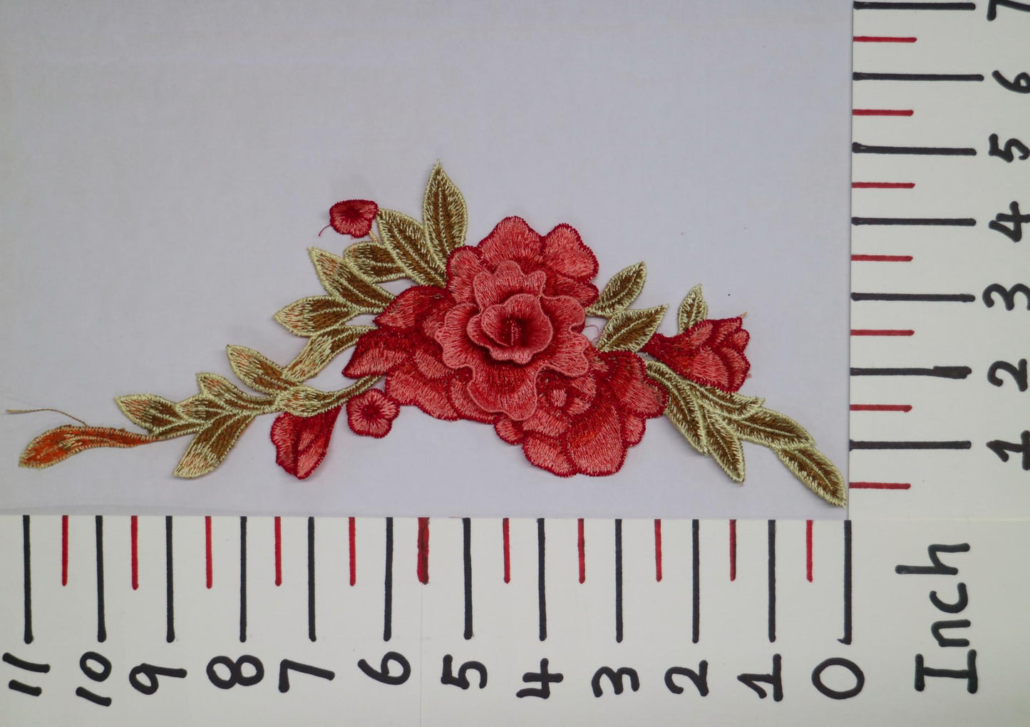 SUPERVALUECHOICE HCSEYB00036 3D Embroidered Flower Fabric Patch