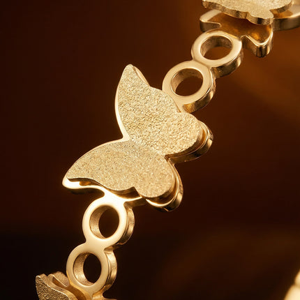 SUPÊR VÃLUE CHOICE HCSEX00032 Butterfly Circle Bracelet