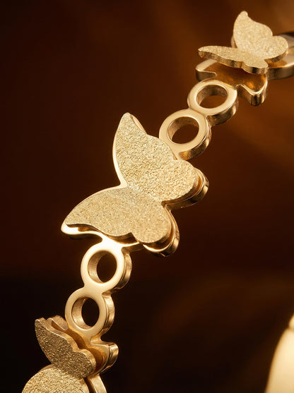SUPÊR VÃLUE CHOICE HCSEX00032 Butterfly Circle Bracelet