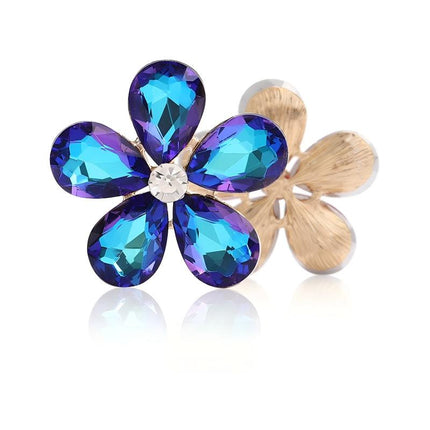 SUPERVALUECHOICE HCSEYD00027 Flower Crystal Rhinestone Multi Color Jewelry Accessories 30*30MM