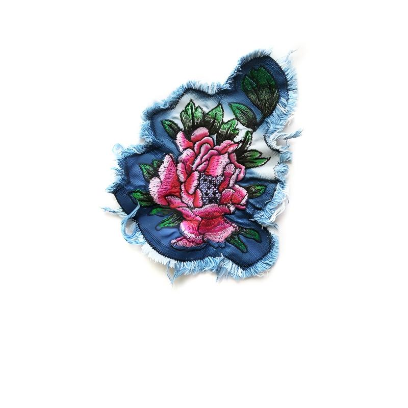 SUPERVALUECHOICE HCSEYE00010 Denim  embroidery clothing fabric patches