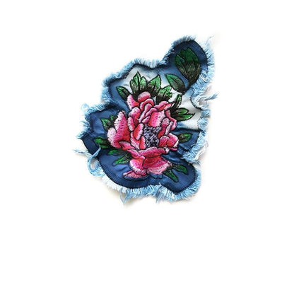 SUPERVALUECHOICE HCSEYE00010 Denim  embroidery clothing fabric patches