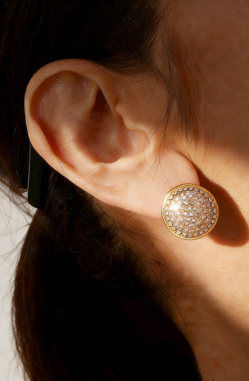 SUPERVALUECHOICE HCSETA00020 Heart-Shaped Diamond Earrings