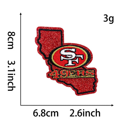 SUPERVALUECHOICE HCSEYB00022 Football Team Embroidered Fabric Patch